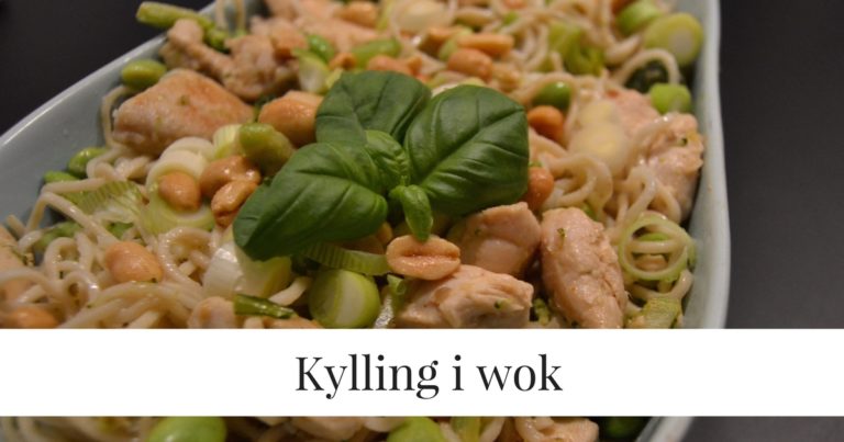 Kylling i wok med grøntsager og de gode fedtstoffer 9